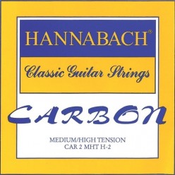 Hannabach 7164977 Struny do gitary klasycznej CARBON Medium / High Tension Diskant